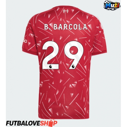 Dres Liverpool Bradley Barcola #29 Domáci 2026-27 Krátky Rukáv